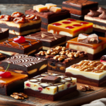 Brownies gourmet com coberturas deliciosas