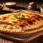 Empadão de frango com massa fina Empadão de frango com massa fina