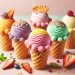 Sorvetes artesanais com sabores inovadores